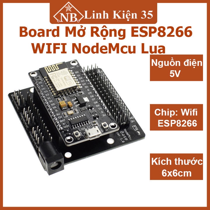 Linh kiện board mở rộng ESP8266 WIFI NodeMcu Lua
