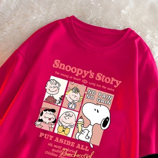 Áo thun FASHMILY 100% cotton tay ngắn cổ tròn dáng rộng thời trang 2023 mới cho cặp đôi