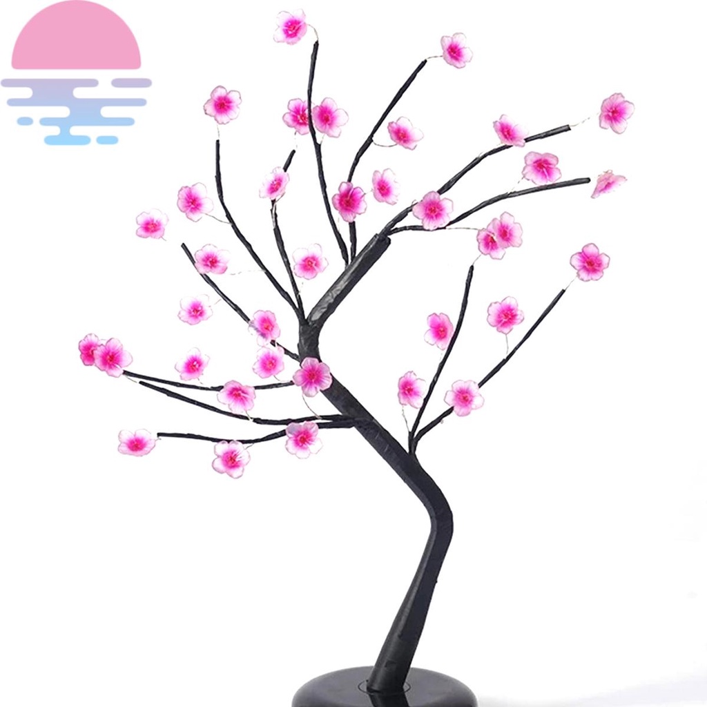 Đèn Led 36 Bóng Hình Cây Hoa Anh Đào Trang Trí Cây Bonsai Kkc7933