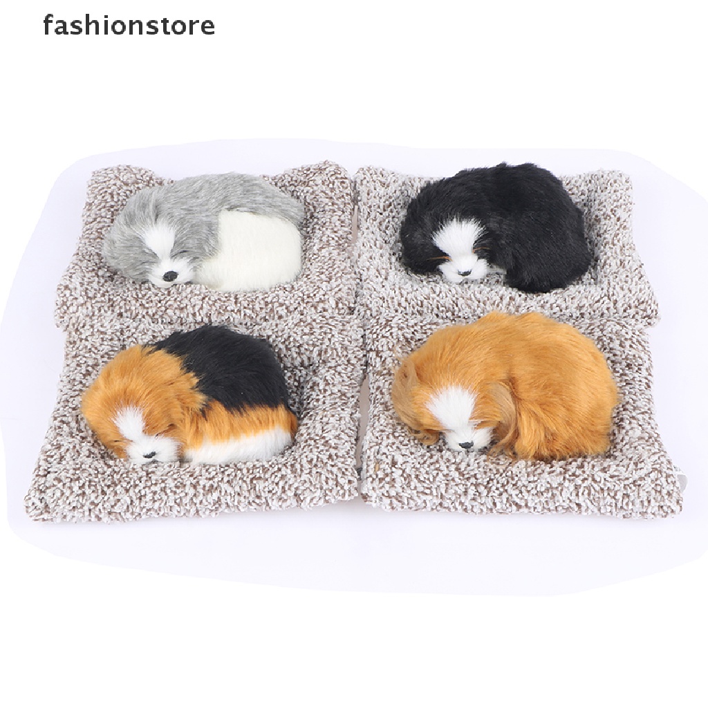 Đồ Chơi Thú Nhồi Bông Hình Chú Chó Nằm Ngủ Trên Xe Hơi