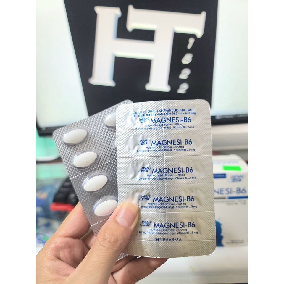 100 viên Magnesi-B6 DHG bổ sung và phòng ngừa thiếu Magnesi và Vitamin B6