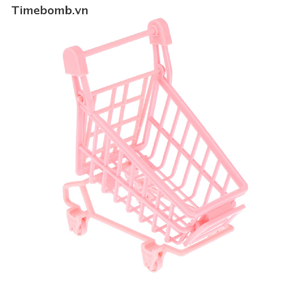 Mô Hình Xe Đẩy Mua Sắm Trang Trí Nhà Búp Bê Tỉ Lệ 1: 12