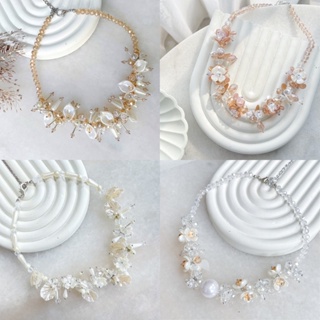 Image of (FREE POUCH) KALUNG CHOKER CRYSTAL BEADS / KALUNG KOREA/ KALUNG MUTIARA / KALUNG KRISTAL