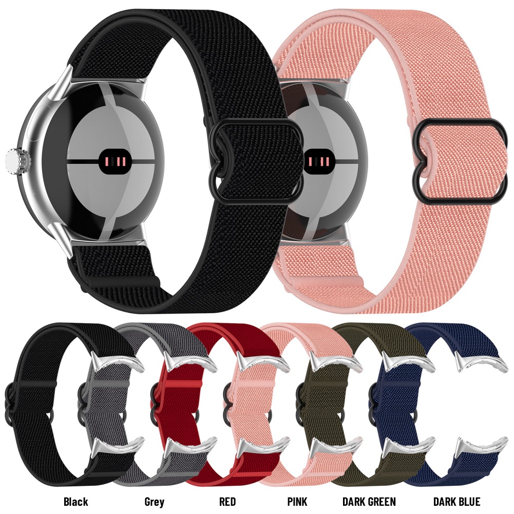 Vòng tay nylon Phụ kiện đồng hồ Dây đeo thể thao có thể điều chỉnh Dây đeo Phụ kiện thông minh Dây đeo đồng hồ Phụ kiện dây đeo Watchband [letitia]
