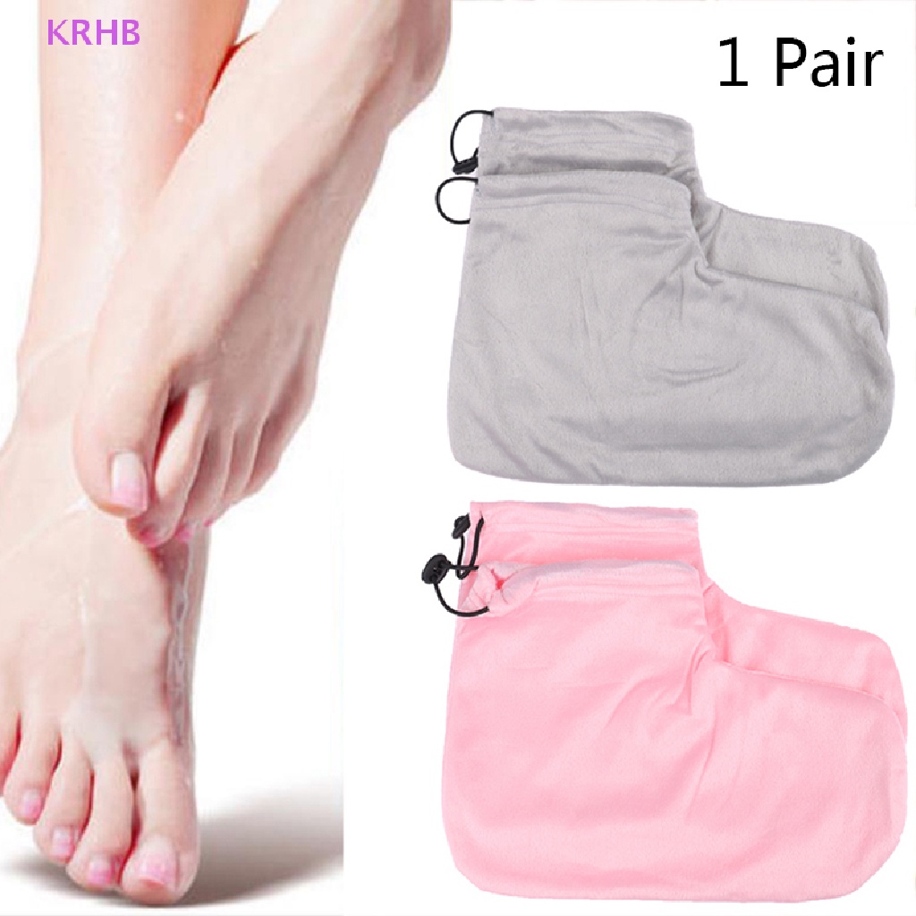 1 Cặp Găng Tay Sáp Paraffin Làm Ấm Bảo Vệ Chân Mới