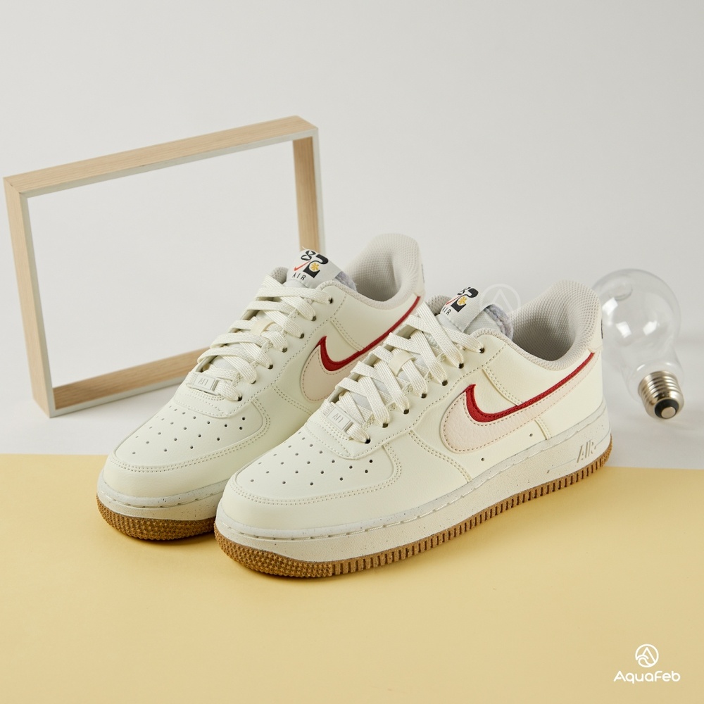 Giày Nữ Air Force 1 Chính Hãng 🔴SIMPLE SNEAKER🔴 Giày Sneaker AF1 Nữ Low 82 Sail Brown