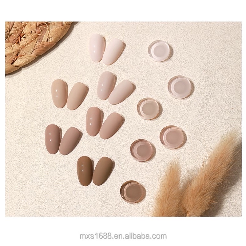 Sơn gel As 6 màu mã QZ,màu trà sữa chai 15