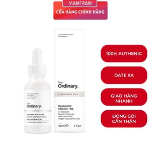 Tinh Chất Cấp Nước Phục Hồi Da The Ordinary Hyaluronic Acid 2% + B5 (30mL)