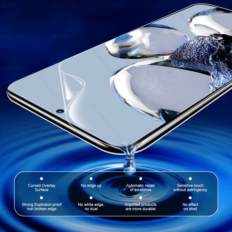 Miếng Dán Hydrogel 3 Trong 1 Bảo Vệ Camera Sau Cho Xiaomi Mi 12T Pro 12TPro Mi12T Redmi K50 Ultra K50U K50Ultra