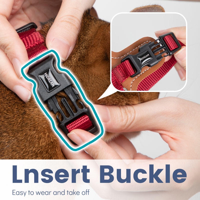 HamshMoc Dây Đai Dắt Mèo Cưng Phản Quang Tùy Chỉnh Chống Thoát Thoát Nhẹ Mềm Mại Thoải Mái Dễ Điều Khiển