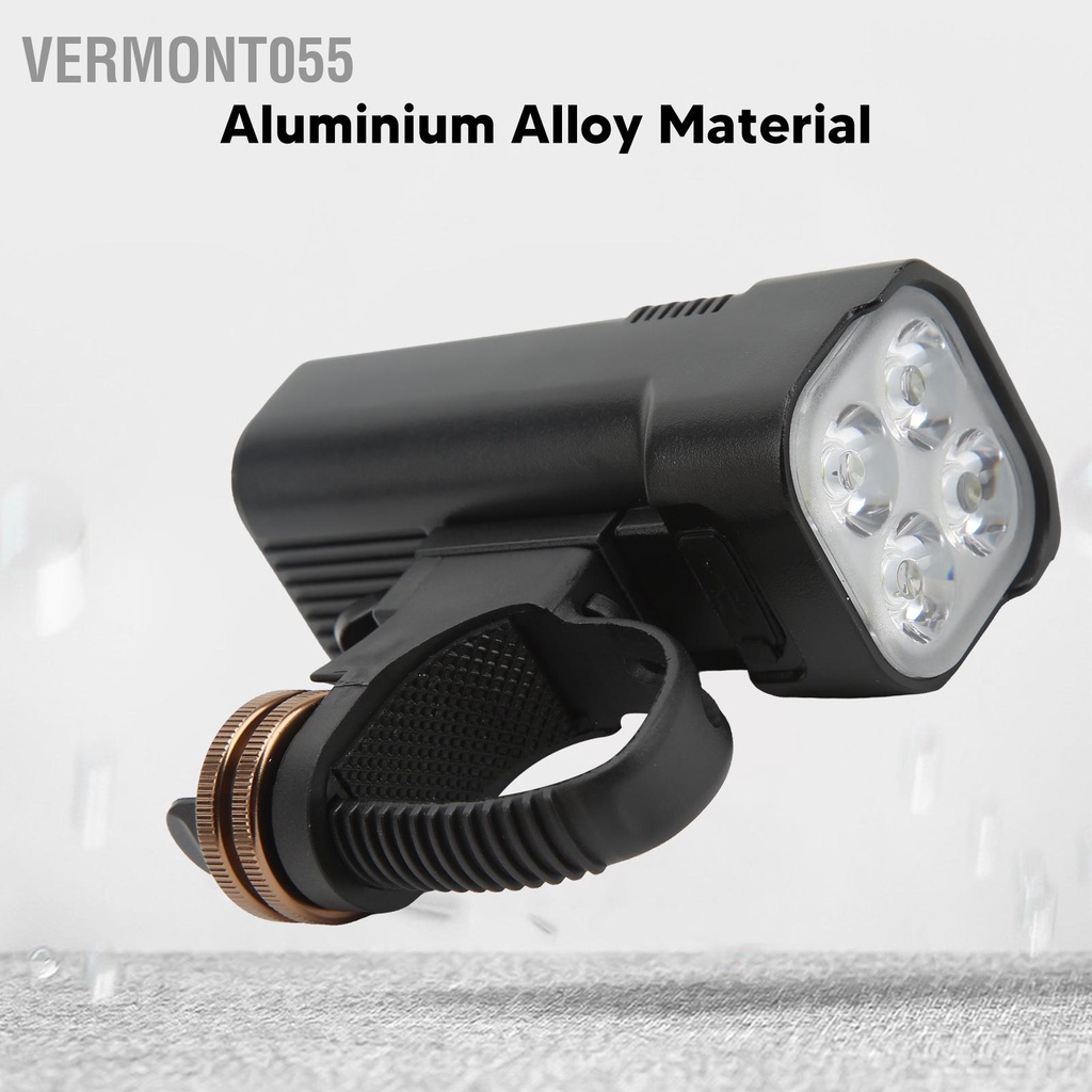 Có thể bán buôn Đèn Pha Xe Đạp LED Chống Nước IP65 Trước Siêu Sáng Sạc USB Cho Đi Vermont055 Hàng giao ngay