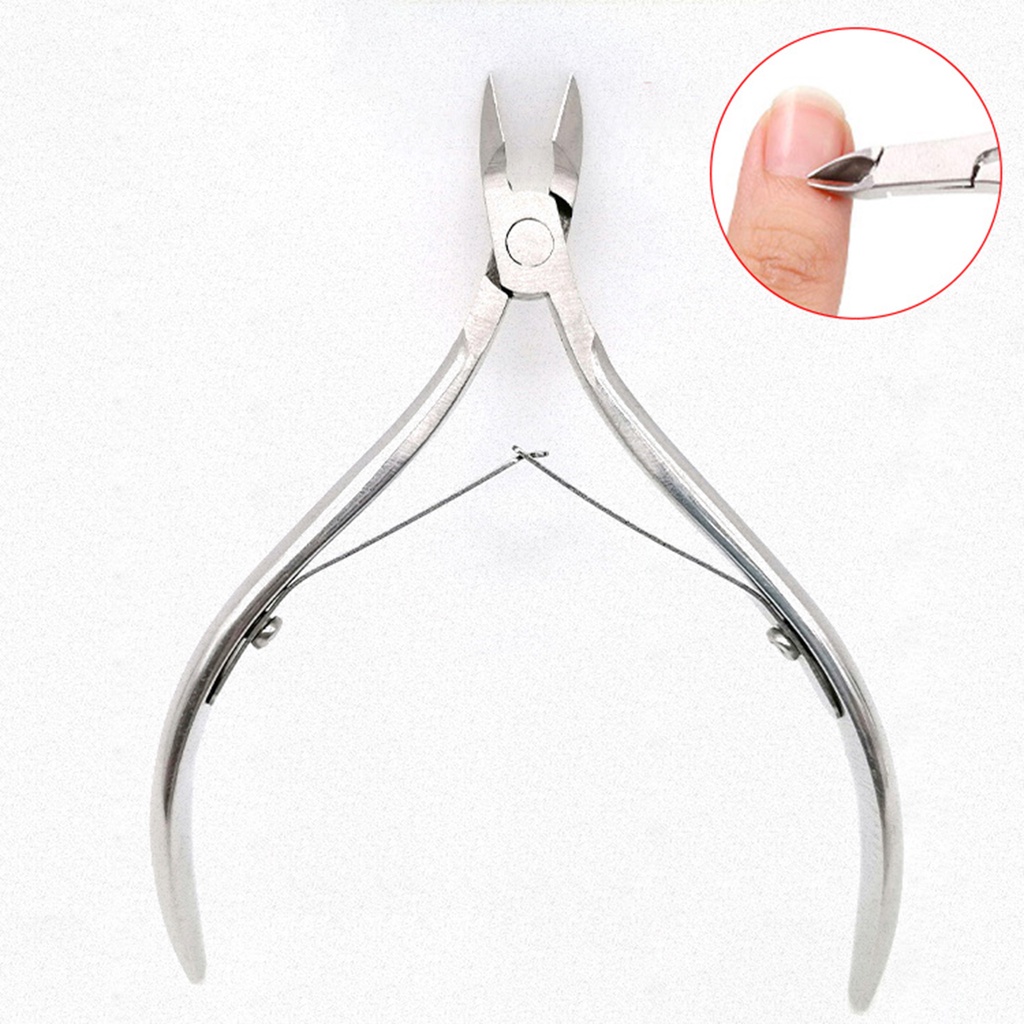 Kềm Cắt Tỉa Da Chết Móng Tay Bằng Thép Không Gỉ Độ Chính Xác Cao Dành Cho Người Lớn