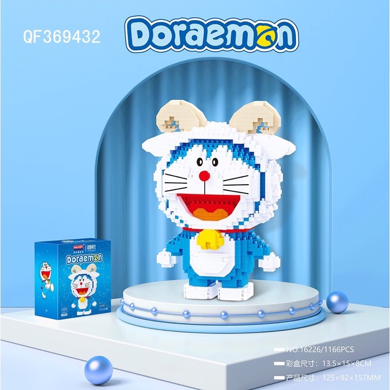 Đồ Chơi Lắp Ráp Doraemon 12 Cung Hoàng Đạo, Nobita, Shizuka Lắp Ghép Hoạt Hình Dễ Thương Cho Bé