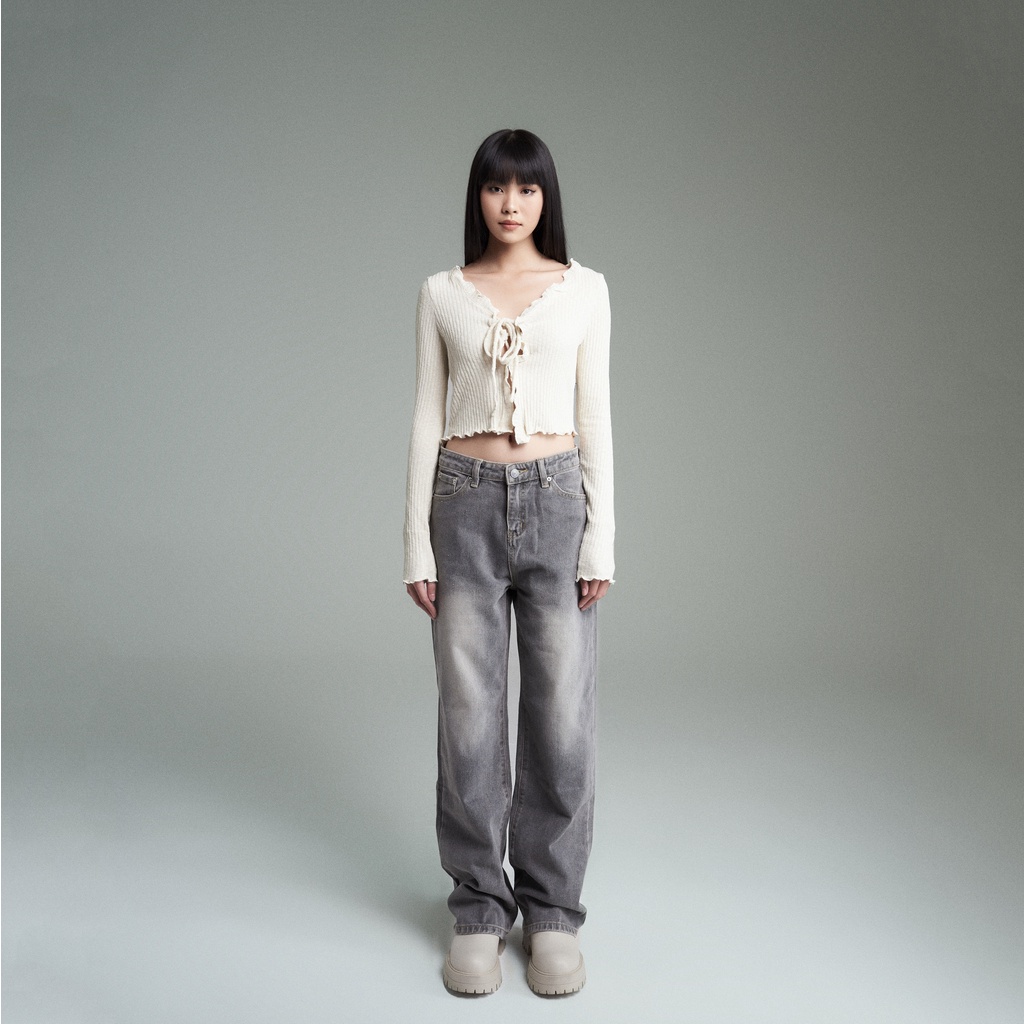 Áo Croptop Dài Tay PRADIES Lacies