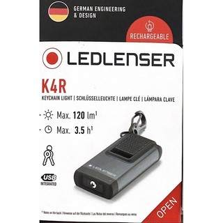 [ Cao cấp] Đèn Pin LED LENSER K4R – 60 Lumens siêu sáng, dễ dàng mang theo bên người