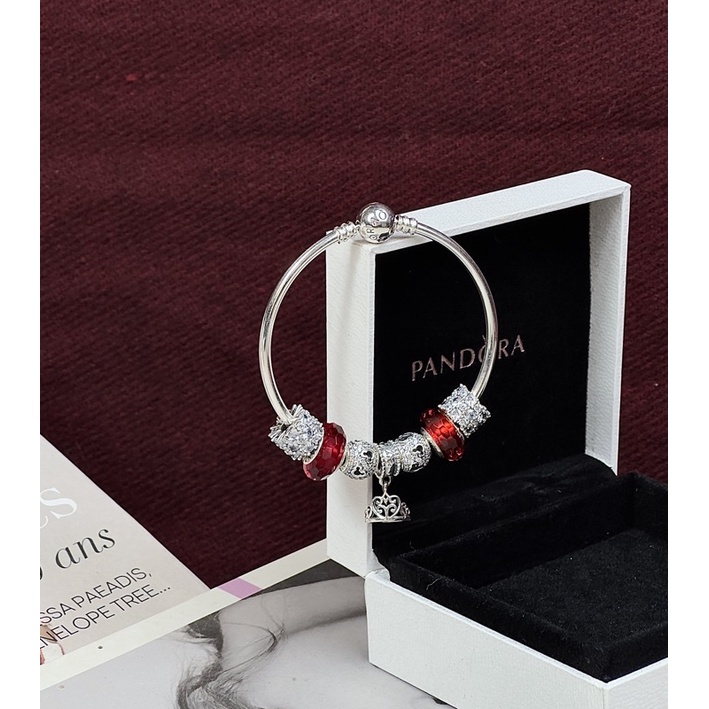 Vòng tay Pandora mix 7 charm