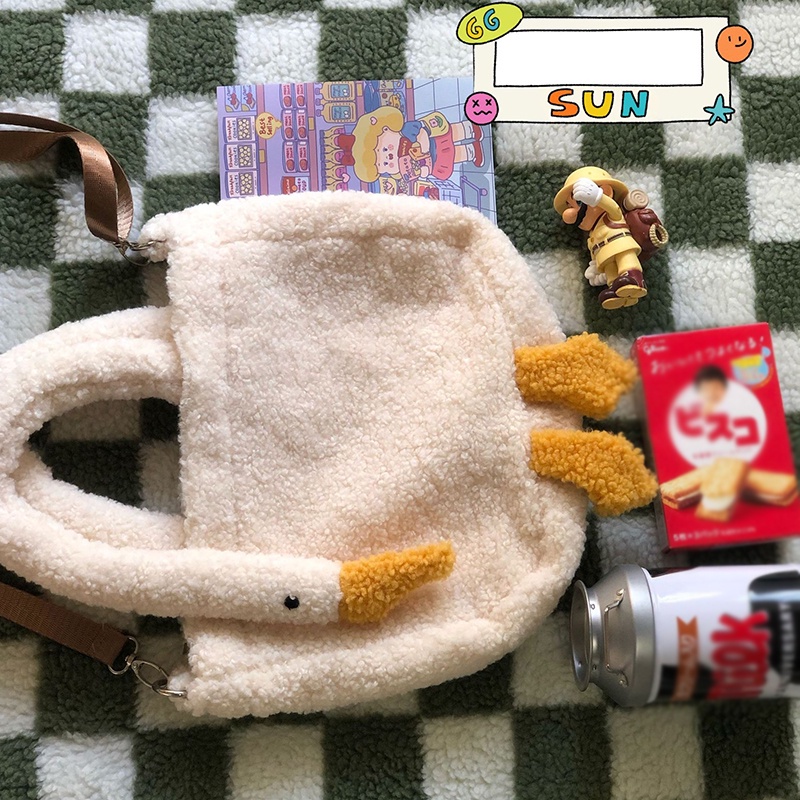 Túi Xách Tay Bằng Vải Bông Mềm Chất Lượng Cao Thời Trang Mùa Đông jp5