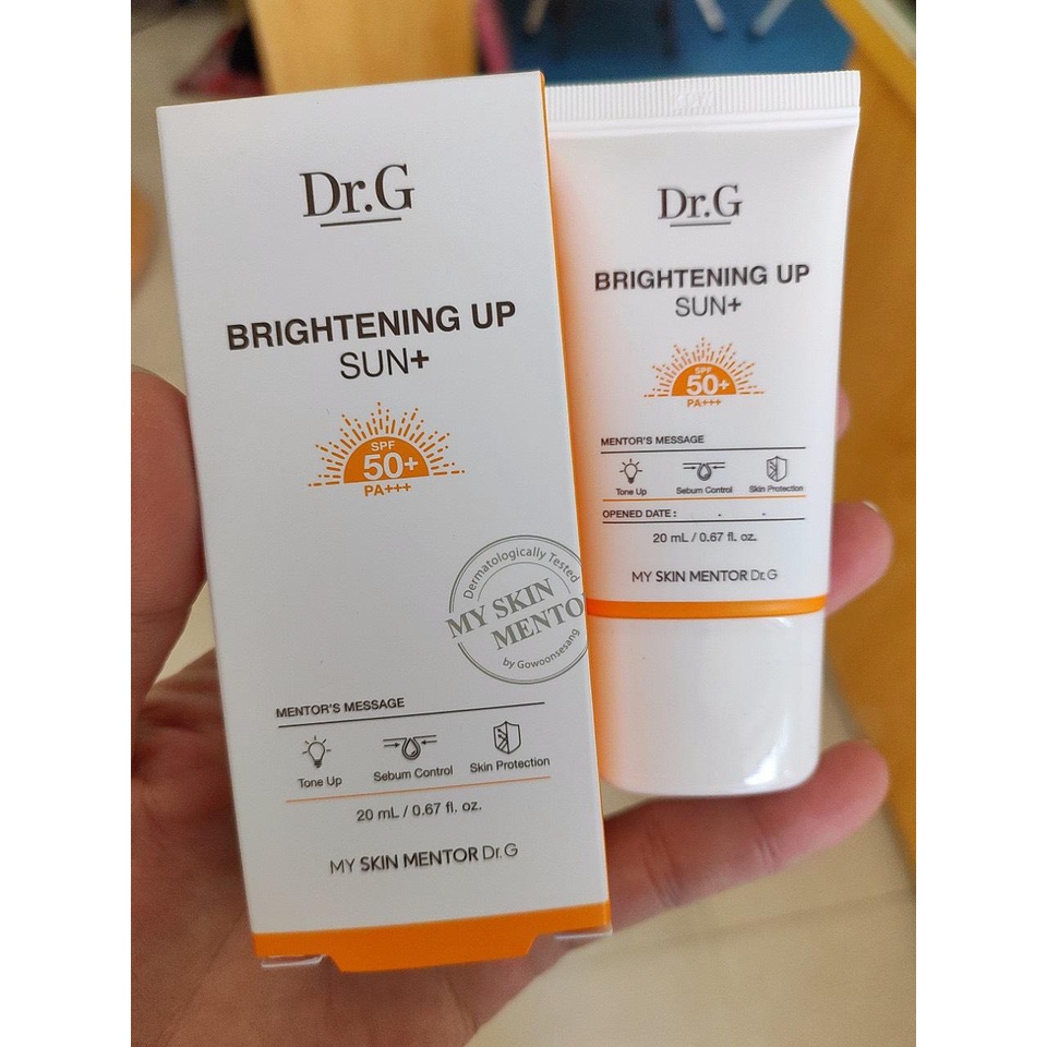 [Hàng trả order, không có dư] Kem chống nắng Dr.G 20ml