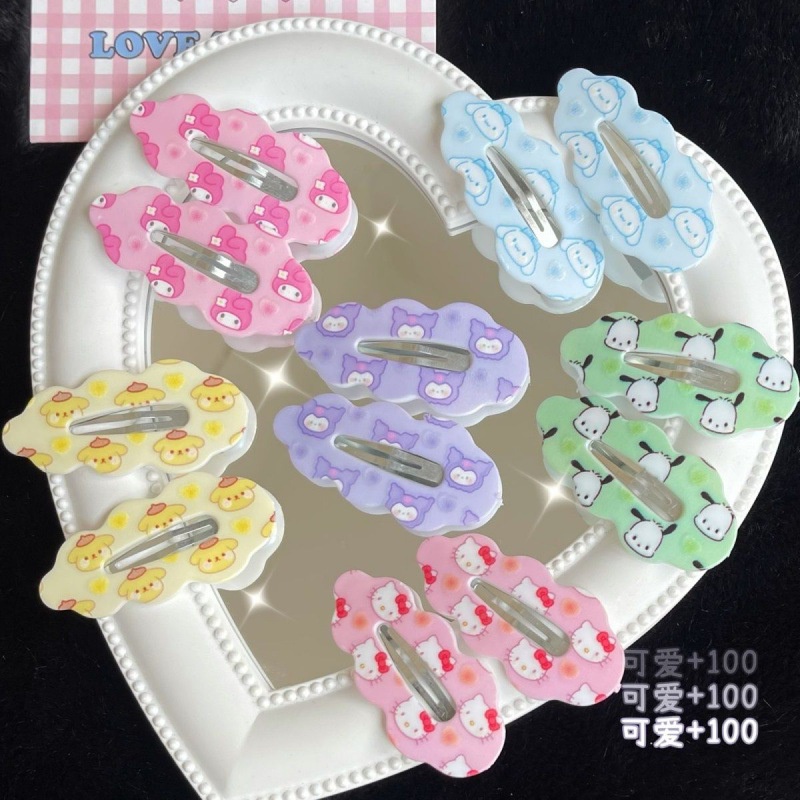 Kẹp Tóc Hình Đám Mây Sanrio Ngọt Ngào Dễ Thương Phong Cách Mới