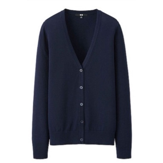 khoác len mỏng cardigan UNIQLO_ Si Nhật