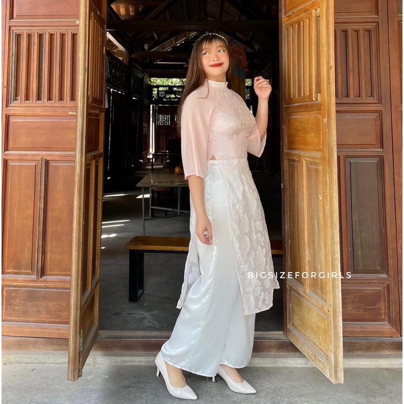 ÁO DÀI TƠ HOA - AD05