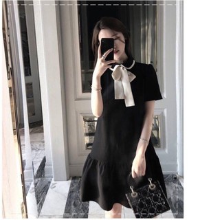 Váy bầu công sở xinh 💗 FREESHIP 💗 Đầm bầu thiết kế đen đuôi cá