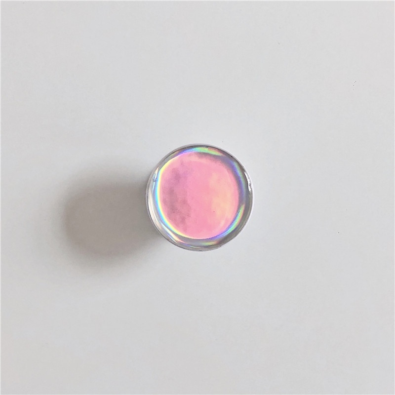 Giá Đỡ Điện Thoại Laser Hình Tròn Màu Gradient Dễ Thương