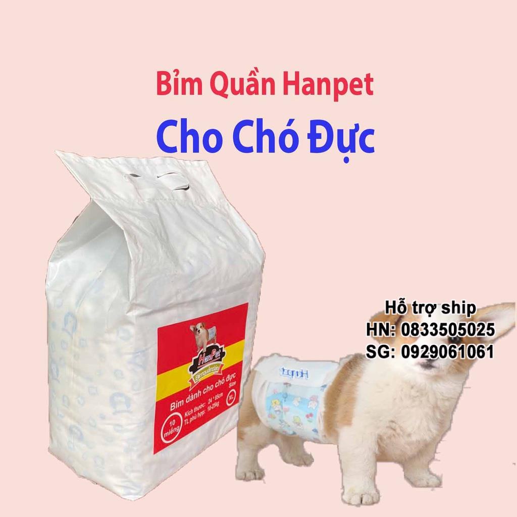 Doremiu - Tã bỉm chó đực (Bịch 10 miếng) dạng băng rốn