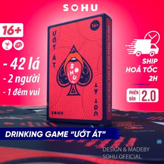 Bộ bài drinking game Ướt Át SOHU HCM cho cặp đôi hẹn hò, đi chơi 40 lá