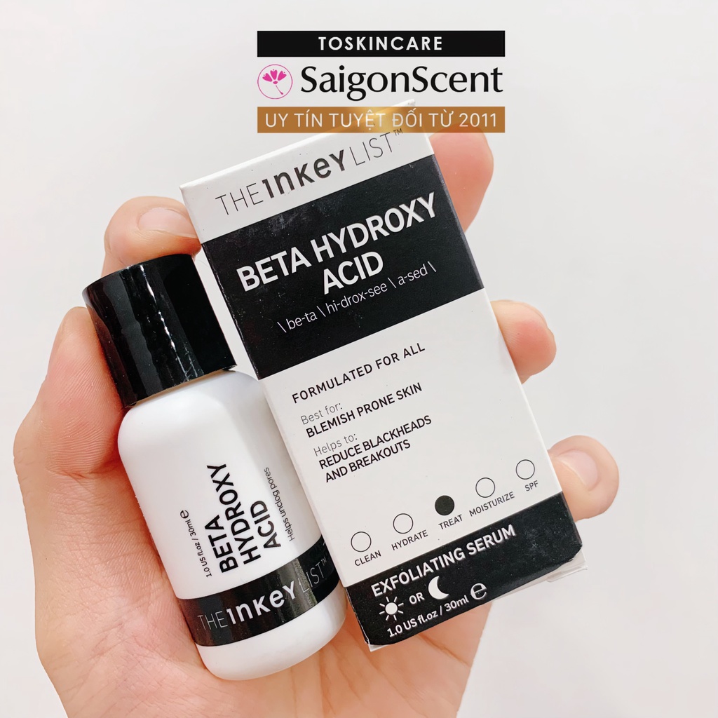 Tinh chất tẩy da chết The INKEY List - Beta Hydroxy Acid ( 30mL )