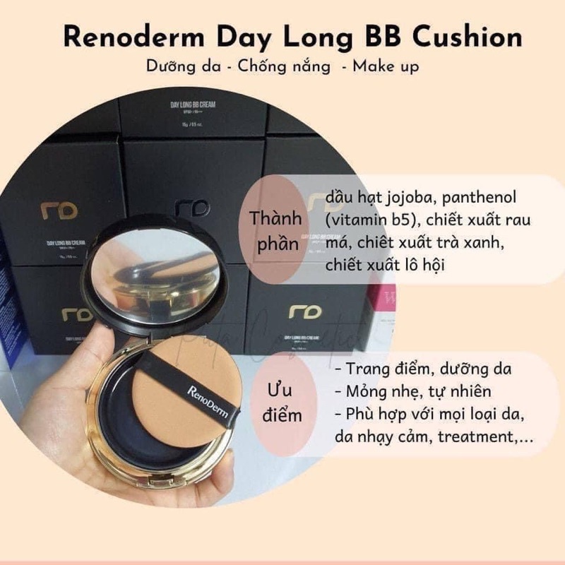Phấn nước Reno Derm Day Long BB Cream hiệu chỉnh tone da