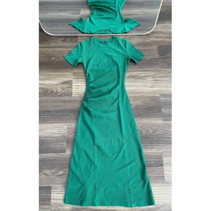 Váy zara thun gân siêu mịn xịn hot hit