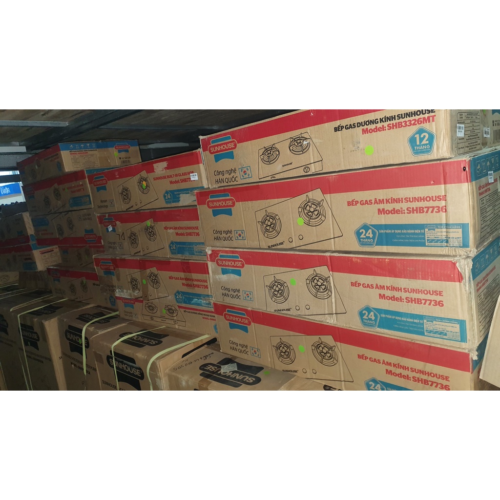 Bếp gas âm kính SUNHOUSE SHB7736