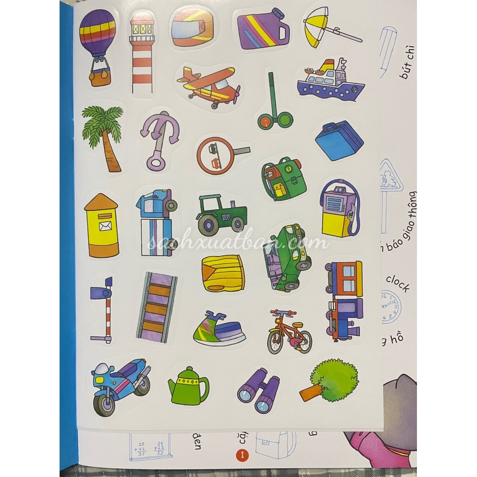 Sách My First 100 Words (Hơn 120 Stickers) - Bộ 2 cuốn