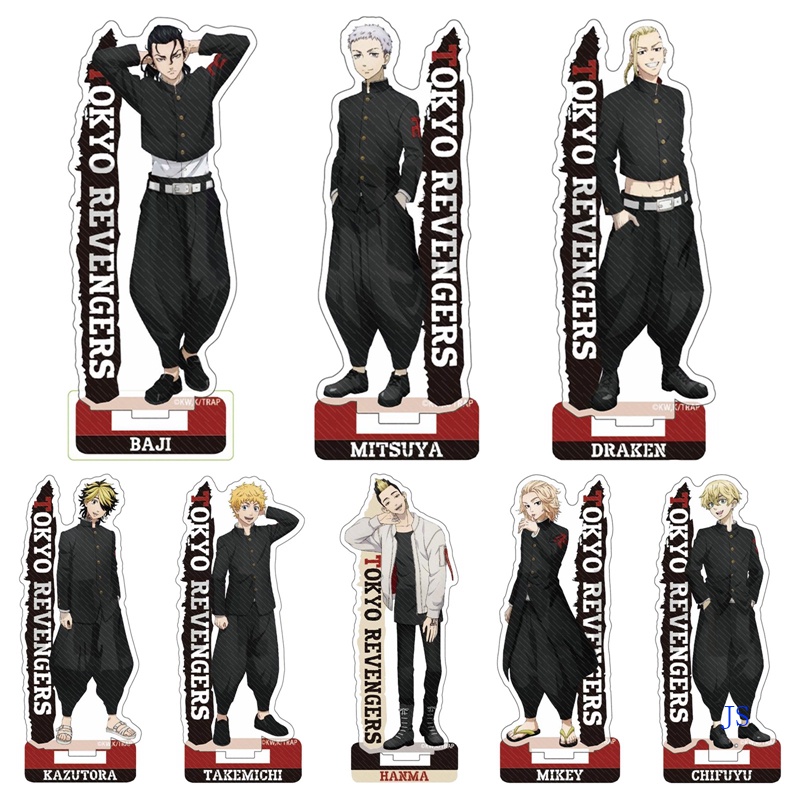 Js Mô Hình Anime Haitani Ran Cosplay Tokyo Revengers Đứng Acrylic Trang Trí Bàn Làm Việc