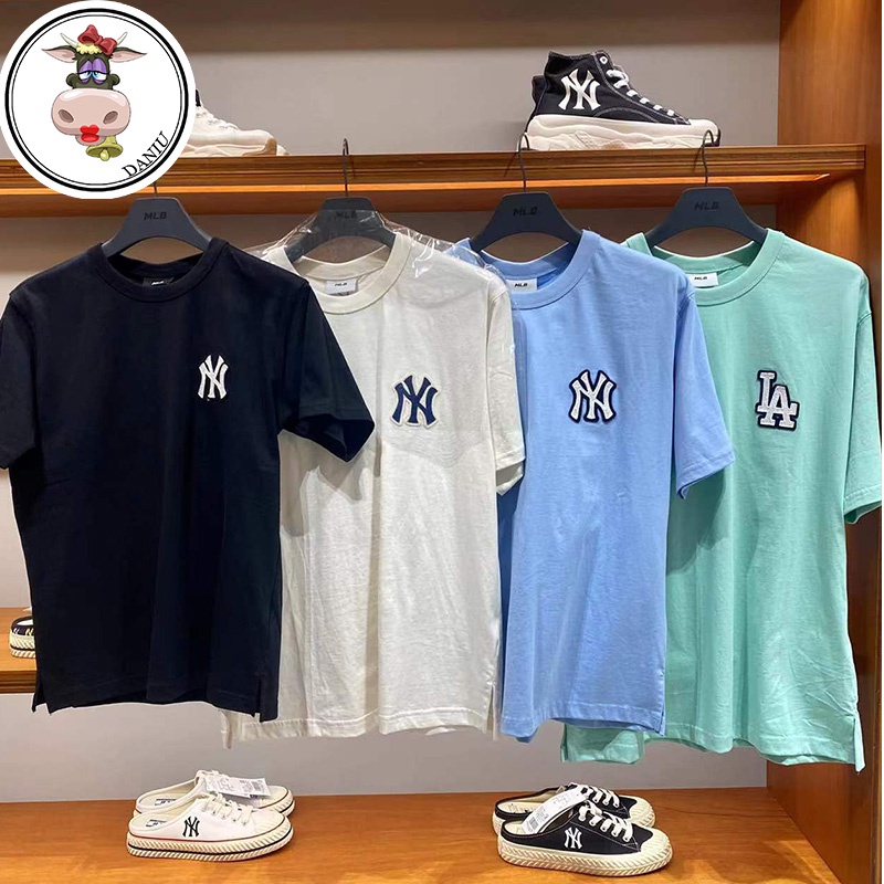 Áo Thun Hàn Quốc Tay Ngắn In Chữ NY Lớn Và Nhãn Hiệu Thời Trang Xuân Hè Cho Nam Và Nữ ins3ATSM20