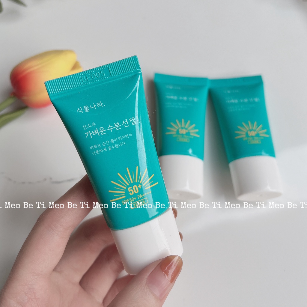 Gel chống nắng Oxygen Water Light Sun Gel Singmulnara Mini