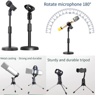 Giá đỡ micro để bàn có thể gấp gọn tiện dụng