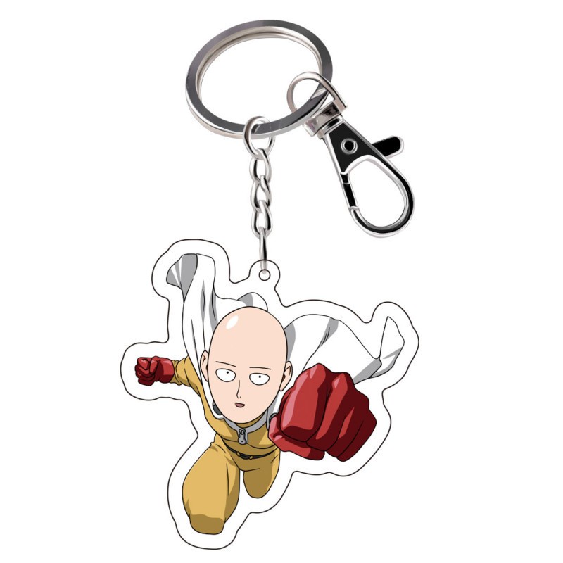 Móc Khóa Mô Hình Nhân Vật Saitama Genos Tatsumaki Trong ONE PUNCH-MAN Bằng Acrylic Quà sinh nhật