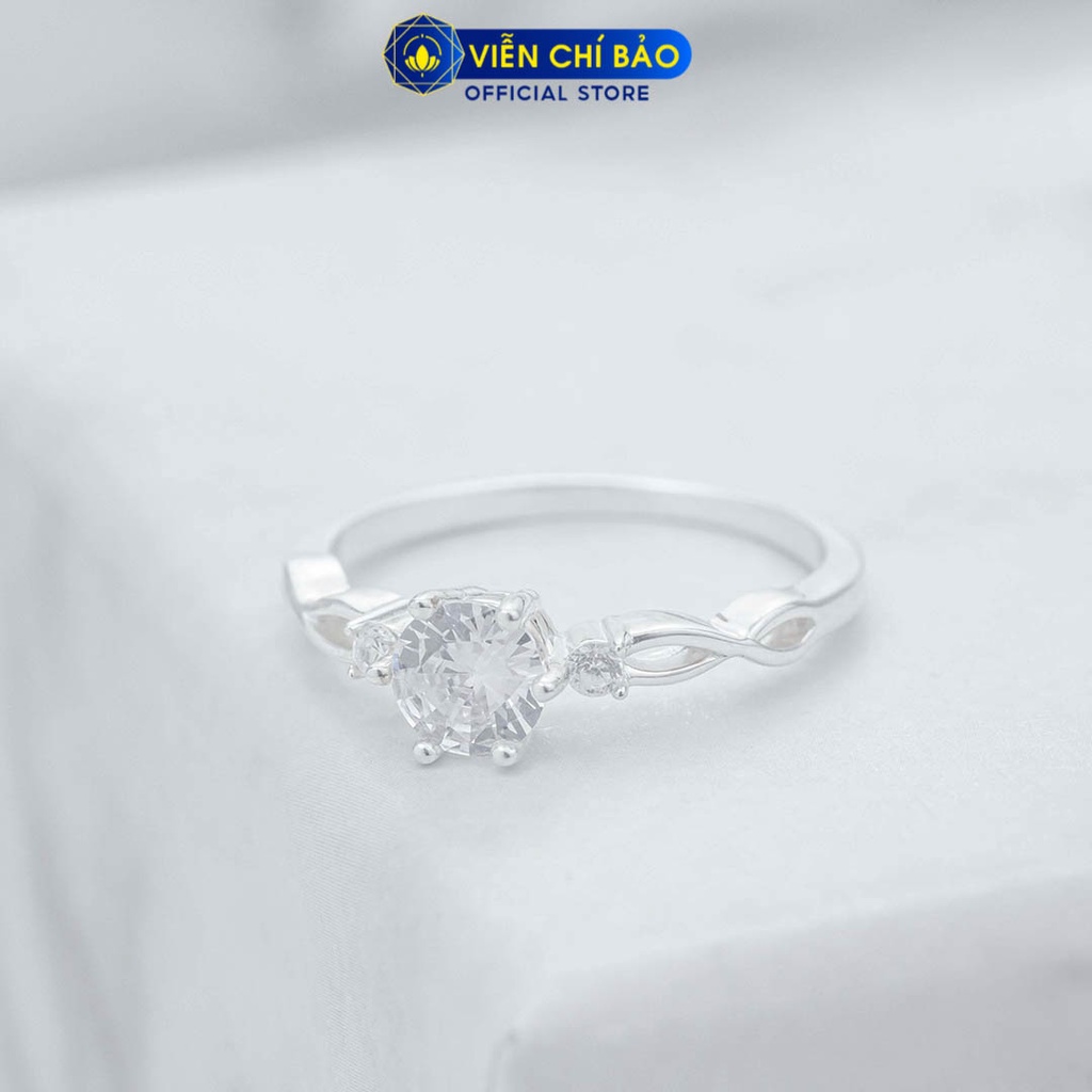 Nhẫn bạc nữ Clara new chất liệu bạc 925 thời trang phụ kiện trang sức nữ Viễn Chí Bảo N400408
