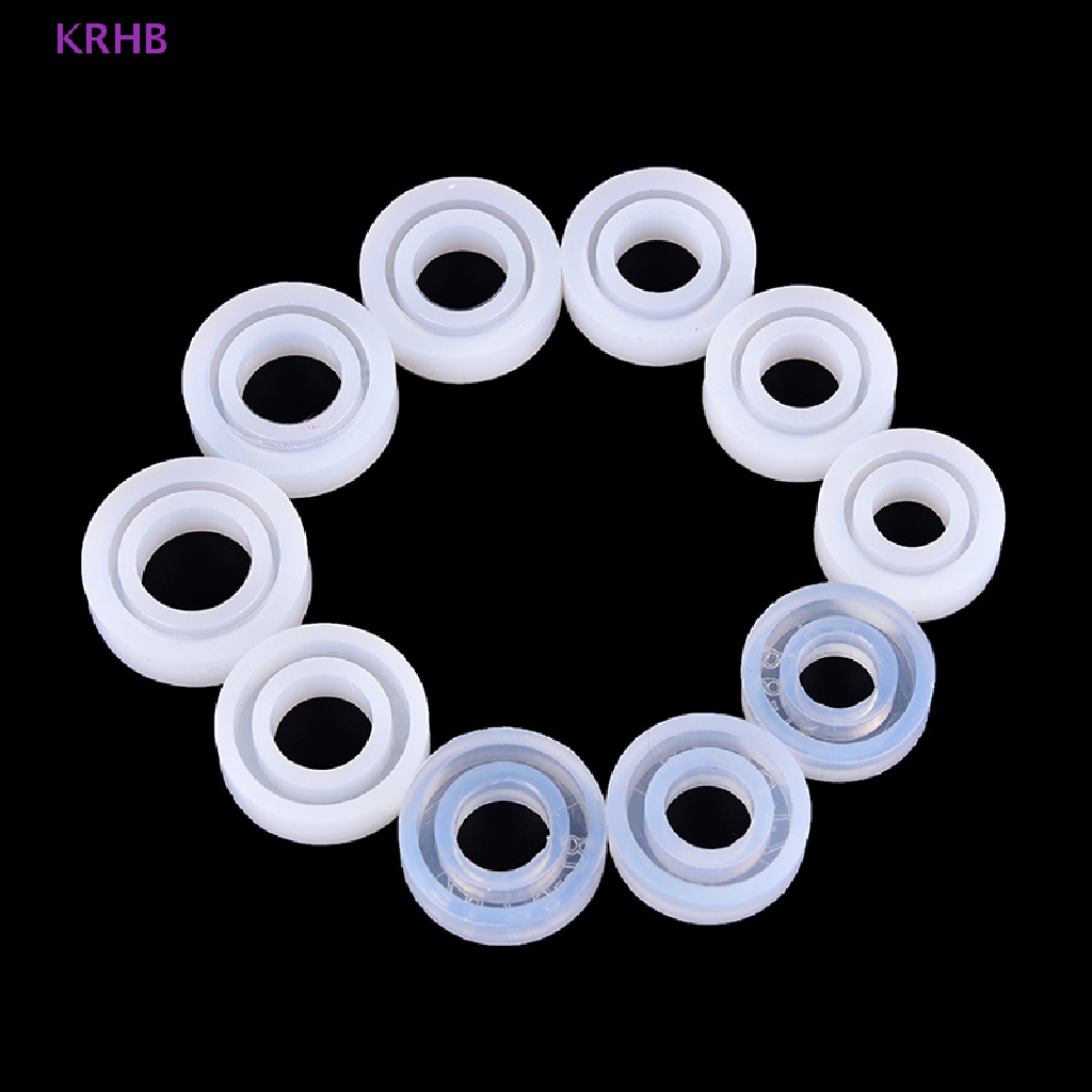 Khuôn Silicon Trong Suốt Hình Tròn Để Làm Trang Sức DIY Mới