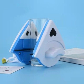 Dụng cụ lau kính 2 mặt, bộ lau kính 2 mặt nam châm làm sạch cửa sổ, kính chung cư, bể cá hiệu quả