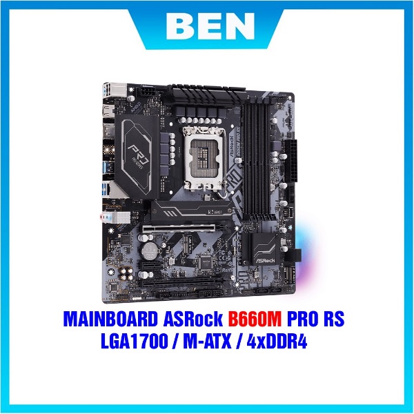 Mainboard MSI MAG B660M MORTAR DDR4  ASROCK B660M PRO RS