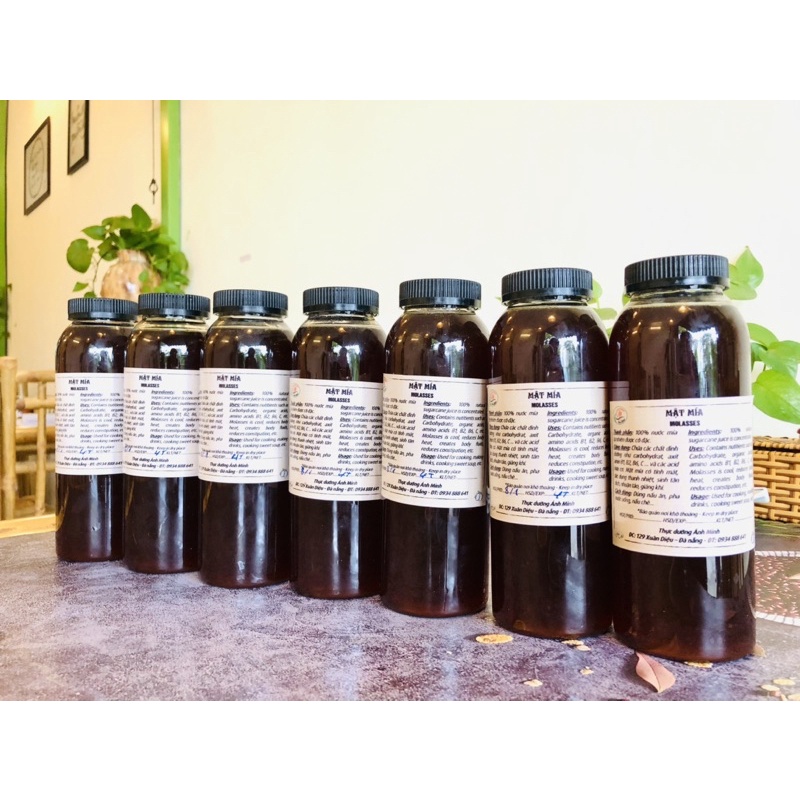 500ml Mật mía thực dưỡng nguyên chất- Thực dưỡng Ánh Minh