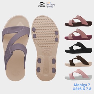 Dép Thái Lan nữ quai chéo đóng nút, đế xuồng 4cm – nhẹ, bền – Đi chợ & đi chơi Monobo – Moniga 7
