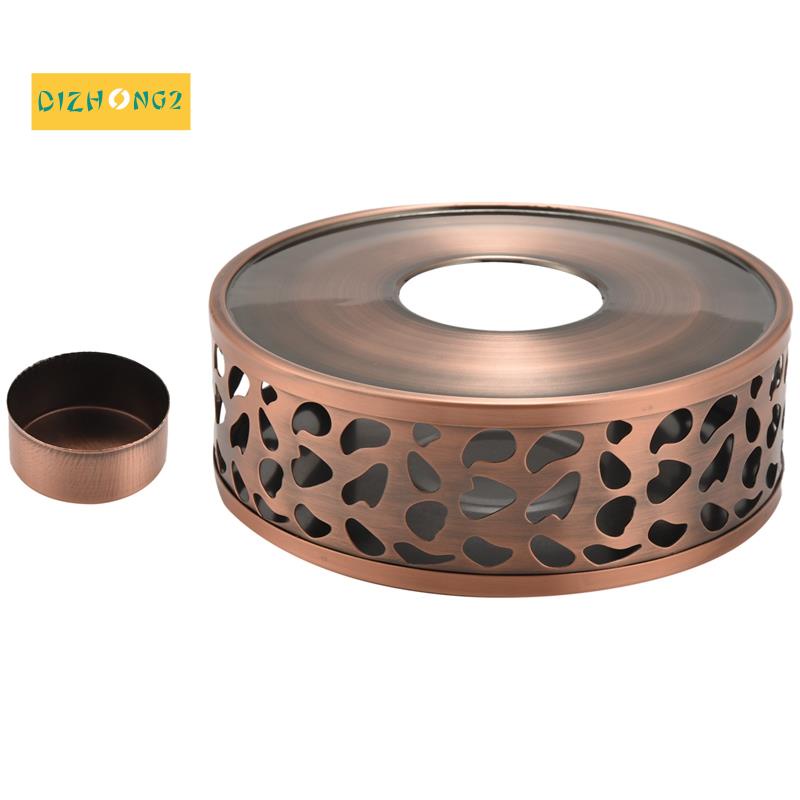 Bộ Ấm Trà Bằng Thép Không Gỉ Bền Bỉ Có Đế Hâm Nóng Ấm Trà / Nến / Ấm Trà