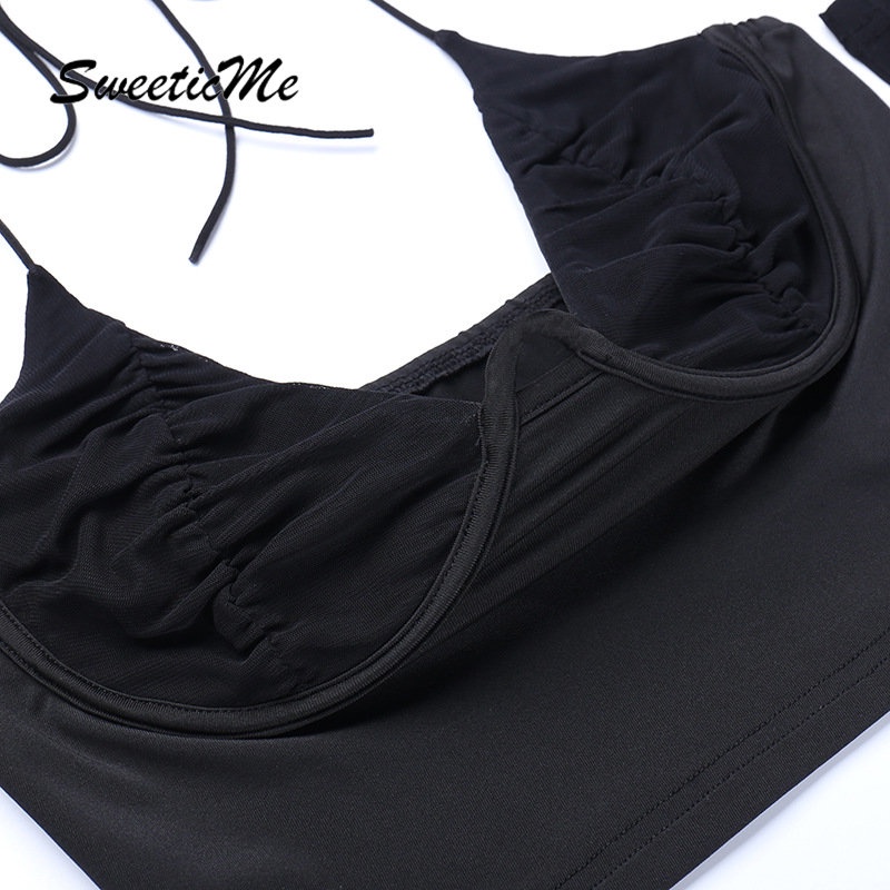 Áo Dây Hở Lưng Màu Trơn Dáng Ôm Thời Trang Mới 2023 Dành Cho Bạn Nữ