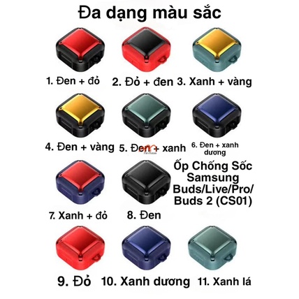 Ốp Chống Sốc Samsung Buds / Live / Pro / Buds 2