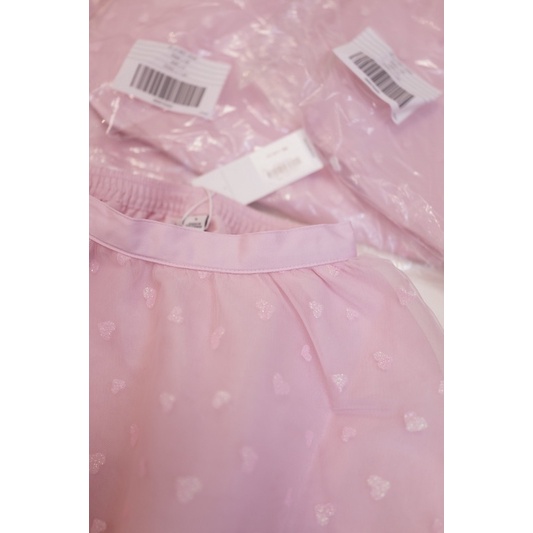 Janie and Jack - GLITTER HEART TULLE SKIRT - Chân váy ren tutu bé gái