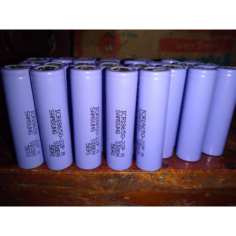 cell pin 18650 Samsung 22p dung lượng 2050mAh mới 95%